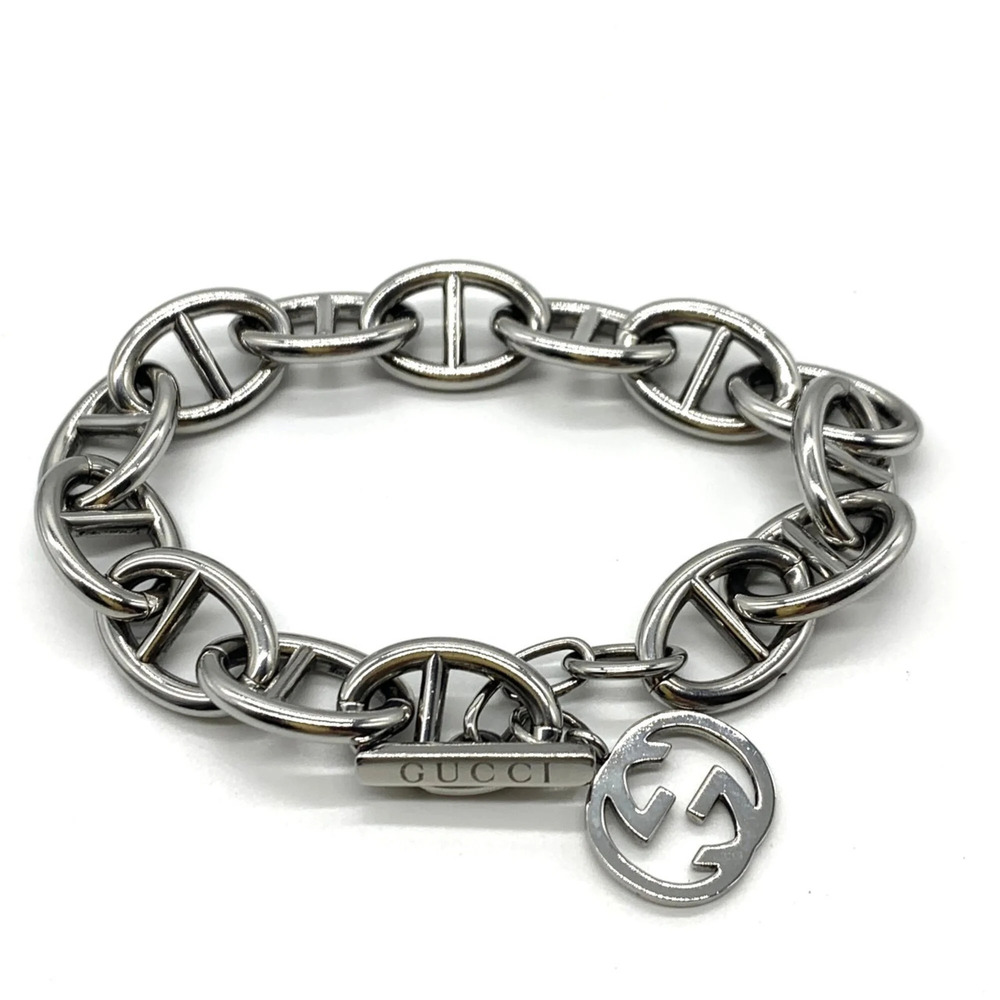 GUCCI Silver Charm Bracelet